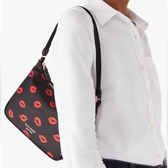 Kate Spade The Little Better Sam Kisses 💋 Small Shoulder Bag - Picture 2 of 7